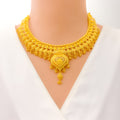 Traditional Festive 22k Gold Necklace Set 