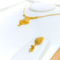 Iconic Everlasting Netted 22k Gold Necklace Set 