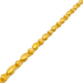 Faceted Sparkling 22K Gold Leaf Bracelet