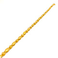 Faceted Sparkling 22K Gold Leaf Bracelet