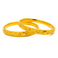 extravagant-leaf-adorned-21k-gold-bangles