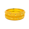 intricate-ornamental-21k-gold-netted-bangles