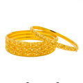 embellished-reflective-flower-21k-gold-bangles