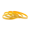 Faceted Eternal Radiant 21k Gold Bangles