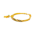 attractive-multi-color-22k-gold-bracelet