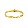 attractive-multi-color-22k-gold-bracelet