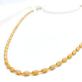 Graceful Iconic 22k Gold Tulsi Mala - 26"