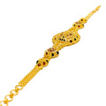 Charming Iconic 22k Gold Statement Bracelet