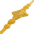 Luscious Charming 22k Gold Statement Bracelet