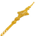 Luscious Charming 22k Gold Statement Bracelet