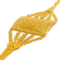 Sparkling Lovely 22k Gold Statement Bracelet