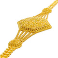 Classy Traditional 22k Gold Statement Bracelet