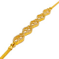 graceful-decorative-22k-gold-cz-bracelet
