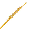 graceful-decorative-22k-gold-cz-bracelet