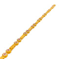 fashionable-charming-22k-gold-cz-bracelet
