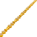 lovely-chic-22k-gold-cz-bracelet