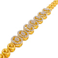 striking-stylish-22k-gold-cz-bracelet