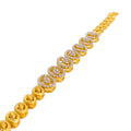 striking-stylish-22k-gold-cz-bracelet