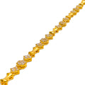 radiant-lovely-22k-gold-cz-bracelet