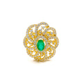 royal-lustrous-floral-18k-gold-diamond-statement-ring