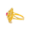 blooming-ornamental-floral-18k-gold-diamond-statement-ring