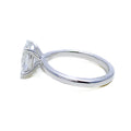 Dressy Oval Diamond + 14k White Gold Ring 