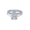 Grand Ethereal Diamond + 14k White Gold Ring 