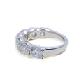 Tasteful Evergreen Diamond + 14k White Gold Ring 