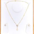 mother-of-pearl-21k-gold-necklace-set-w-clover-drop