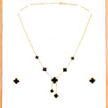 iconic-onyx-clover-21k-gold-necklace-set