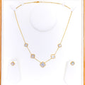 five-clover-mother-of-pearl-21k-gold-necklace-set