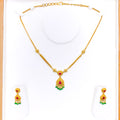 Opulent Graceful 22k Gold Necklace Set