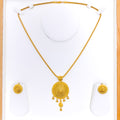 dome-heart-accented-22k-gold-pendant-set