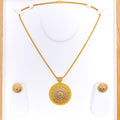 festive-mandala-two-tone-22k-gold-pendant-set