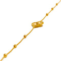 Small 22k Gold Clover Bracelet