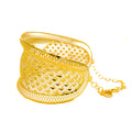 Elevated 21k Gold Mesh Cuff