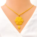 magnificent-flower-22k-gold-pendant