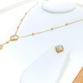 mother-of-pearl-21k-gold-necklace-set-w-clover-drop