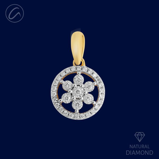 traditional-floral-diamond-18k-gold-pendant-set