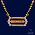 Chic Hexagon Diamond + 18k Gold Set