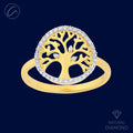 lovely-tree-18k-gold-diamond-ring
