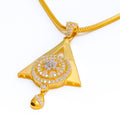 lovely-triangle-22k-gold-cz-pendant