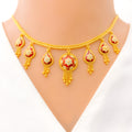 22k-gold-beautiful-enamel-necklace-set
