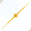 22k-gold-Evergreen Graduating Beaded Bracelet