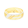 Sophisticated Two-tone Bangle