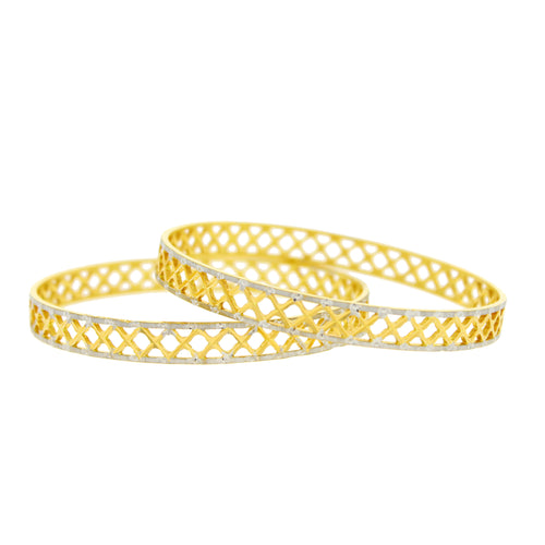 2-Tone Singapore Bangles