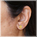 Flower Coin Earring Tops