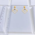 Square Geometry Earrings