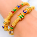 Vibrant Festive Pipe Bangles