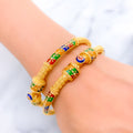 Vibrant Festive Pipe Bangles